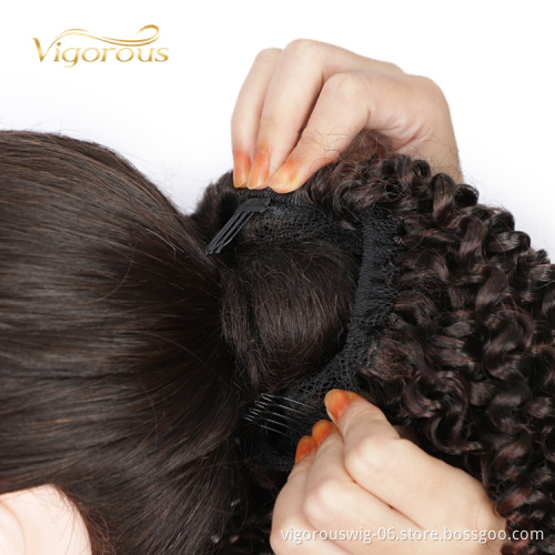 New Fashion Darling Wholesale Lowest Price Fiber Wigs Jerry Curly For Women Extension Ombre Braiding Hair Synthetic